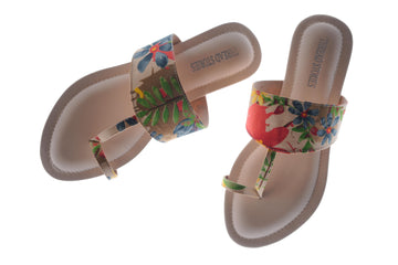 Floral basics: Hibiscus (Pink) Kolhapuris