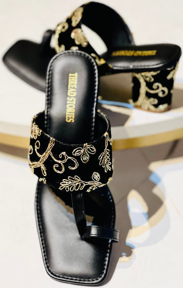 Limited Edition: Izhara Black Block Heels