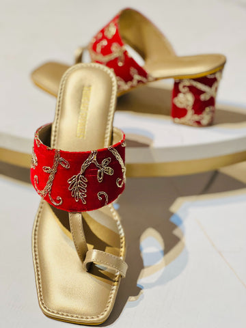 Limited Edition: Izhara Red Block Heels