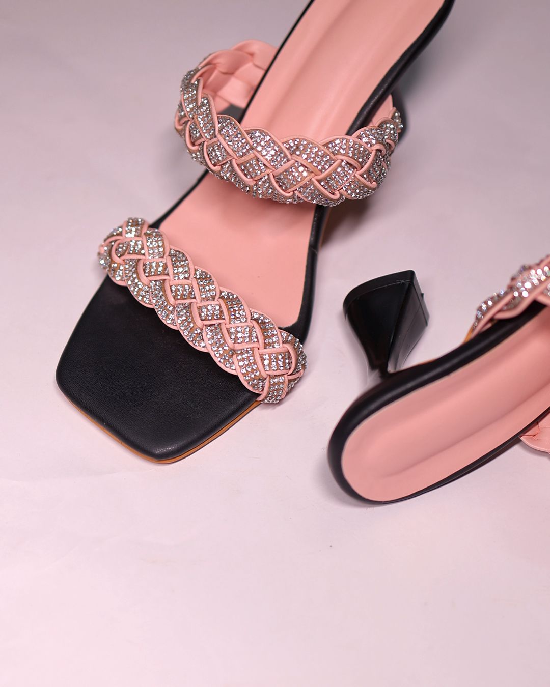 Two discount strap heel