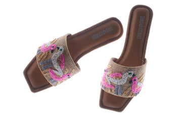 Swan Song Slides (Hot Pink)