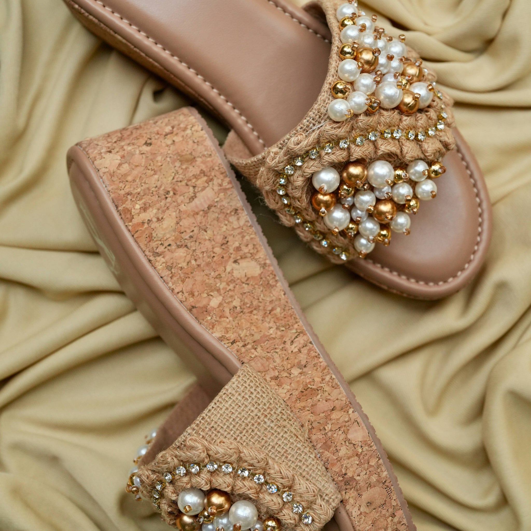 Pearl Weave Wedges