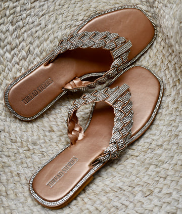 Braided Shimmer (Rose Gold)