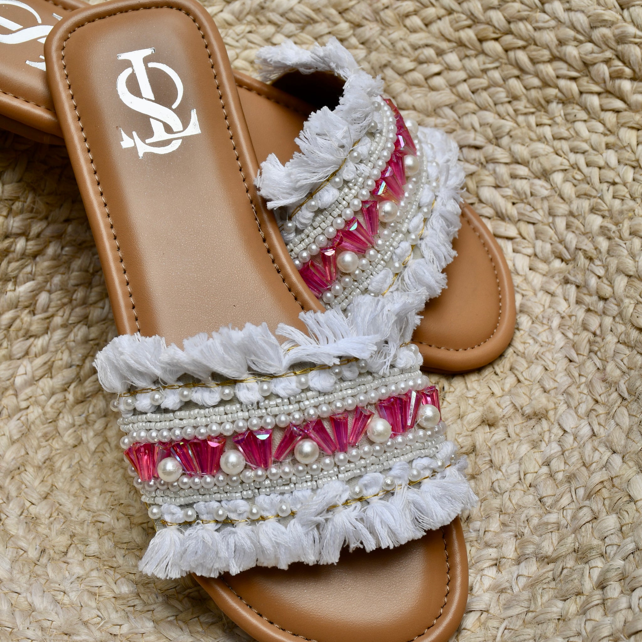 Blush Glitz Flats