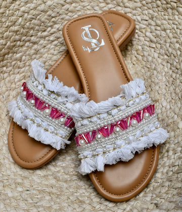 Blush Glitz Flats