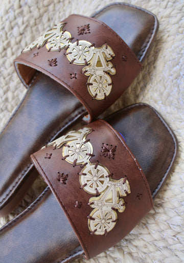 Kashvi Deep Tan (Cycle Motif)