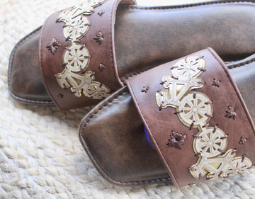 Kashvi Deep Tan (Cycle Motif)