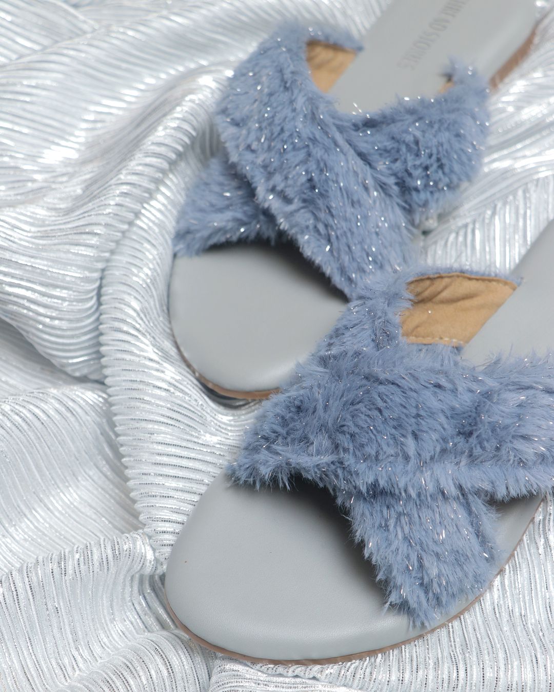 Fur Flats: Midnight Blue