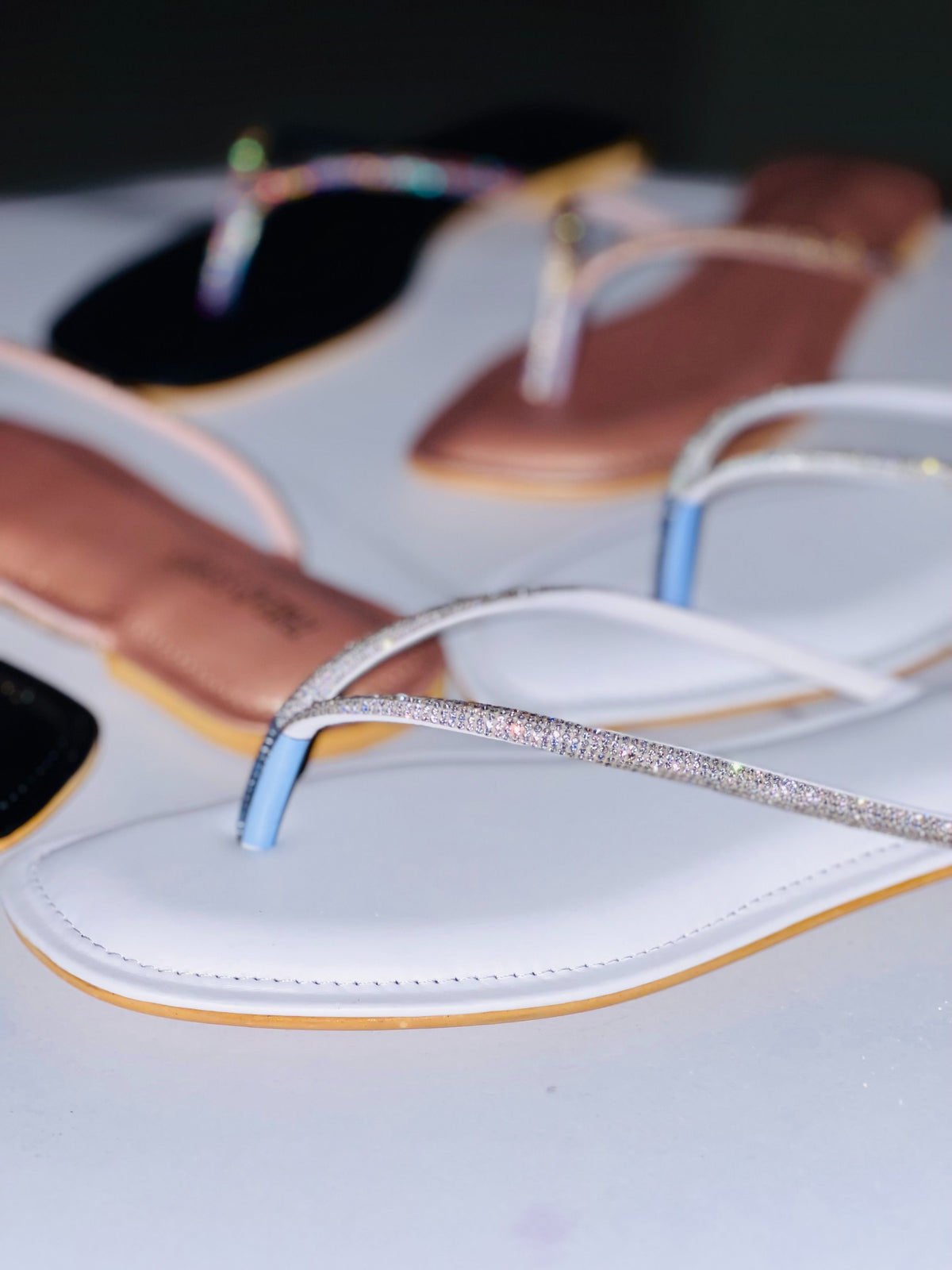 Basic Flats White Bling Basic Flats | Thread Stories