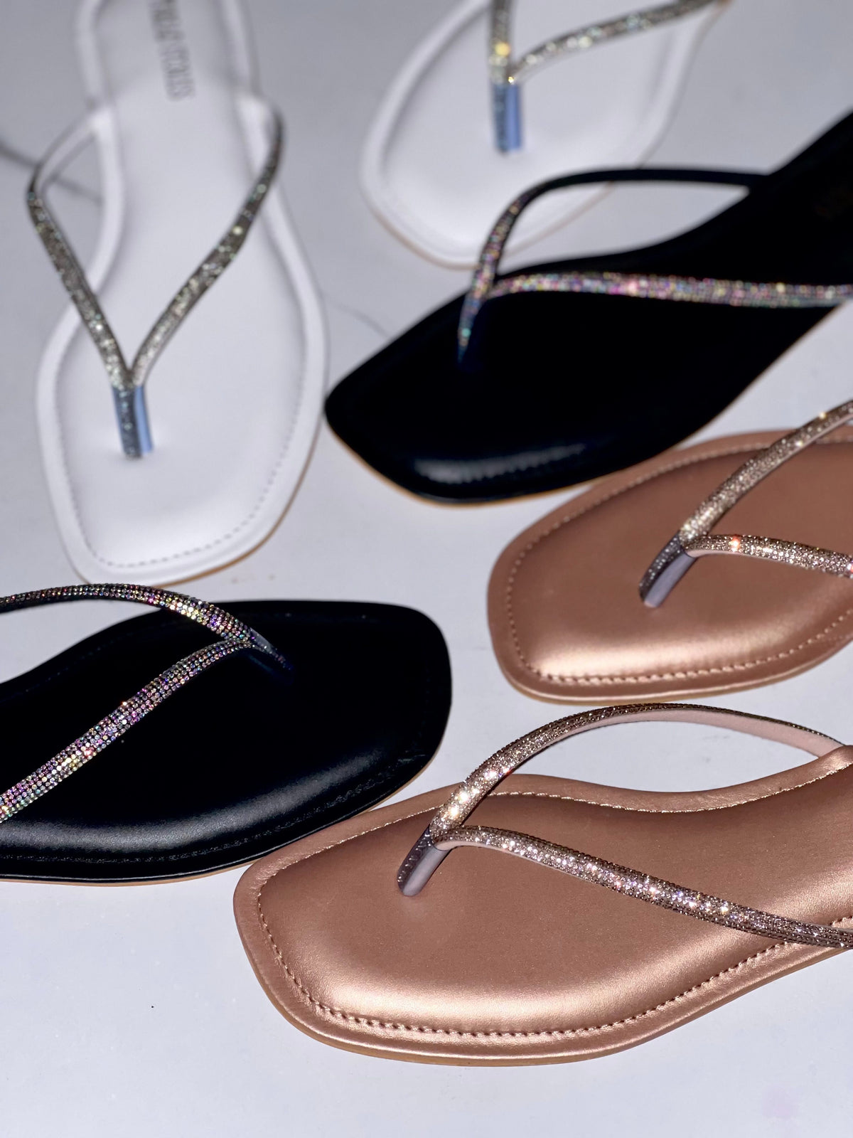 Basic Flats Shop Black Bling Basic Flats | Thread Stories