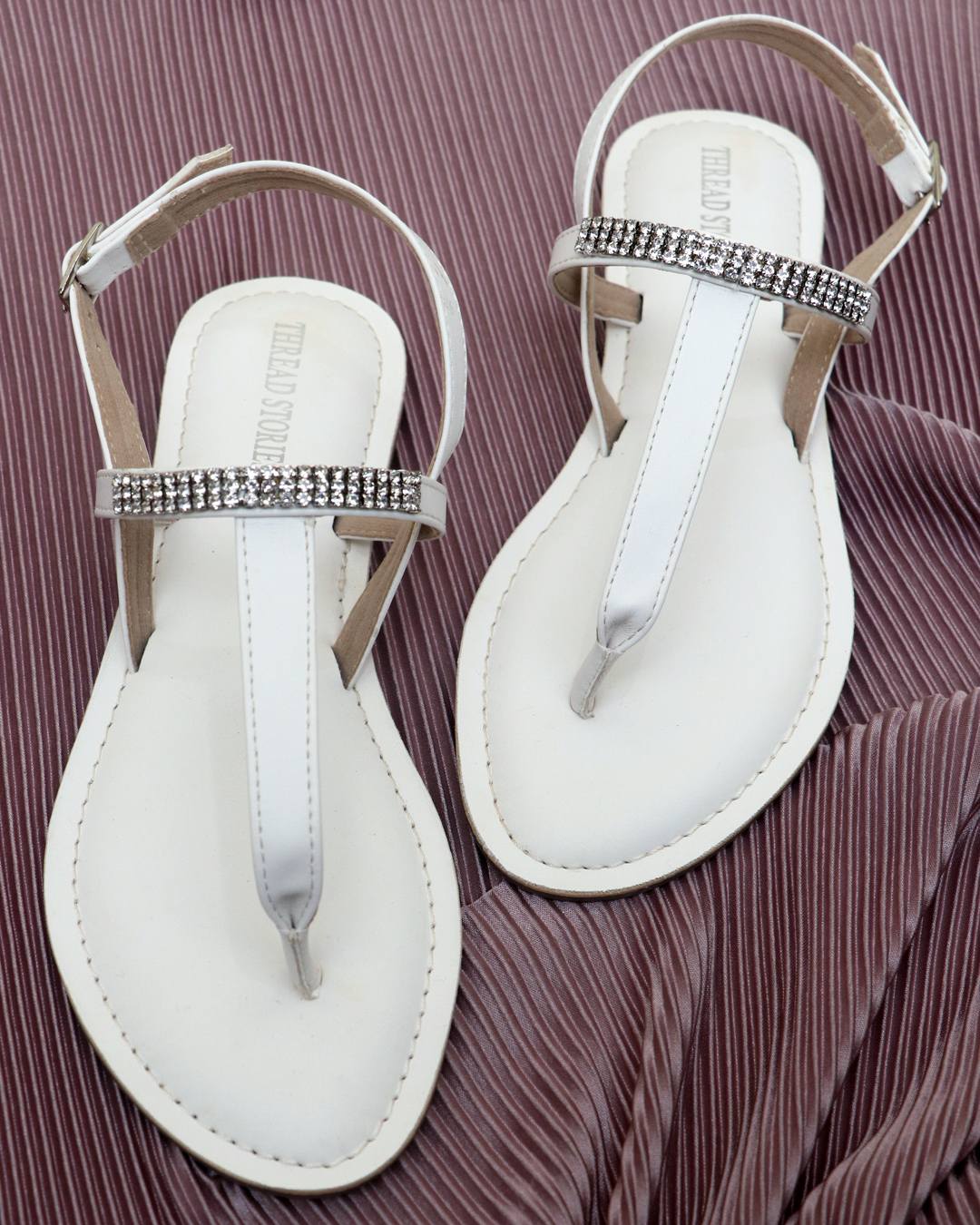 Plus Size - Rhinestone T-Strap Sandal (WW) - Torrid